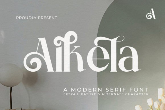 Aikela Serif Font for Handmade Projects