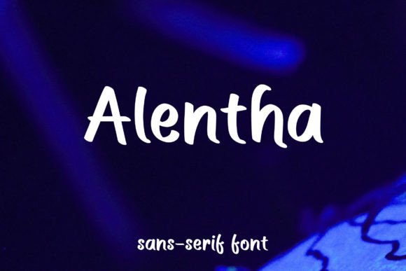Alentha: A Modern Handwritten Font for Digital Projects