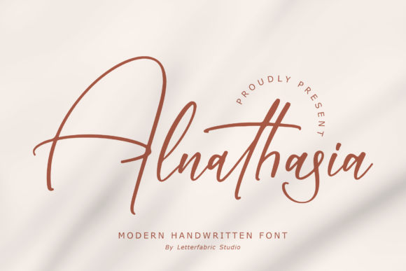 Alnathasia: A Modern Handwritten Font for Web Design