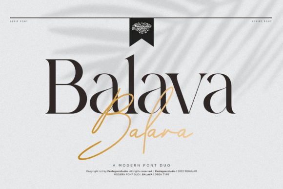 Balava Serif Font for Handmade Creations