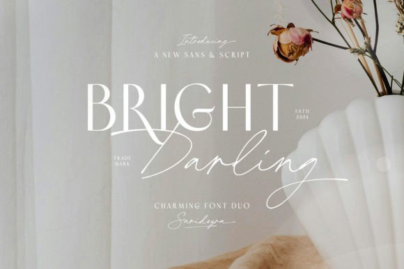 Bright Darling Duo: A Font That Elevates Handmade Creations