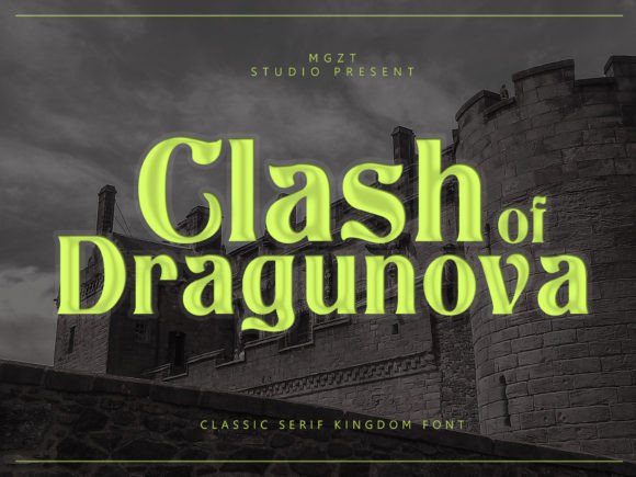 Clash of Dragunov: A Serif Font for Timeless Elegance