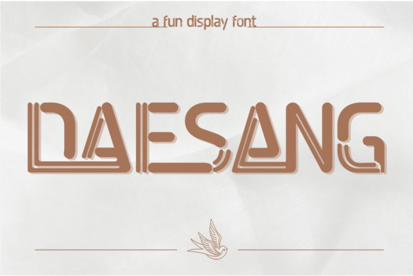 Daesang Space: A Futuristic Font for Modern Editorial Design