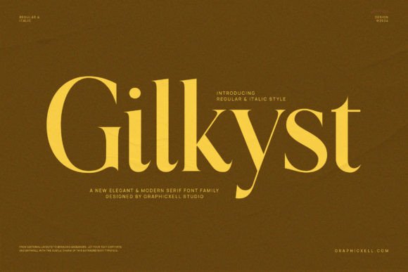 Gilkyst Serif Font for Marketers and Designers