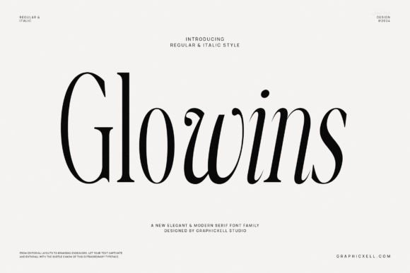 Glowins Serif Font for Modern Web Design