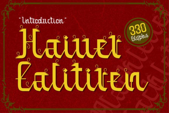 Haiver Ealitiren: A Gothic Font for Modern Branding