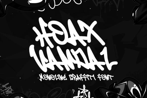 Hoax Vandal: A Monoline Graffiti Font for Bold Branding