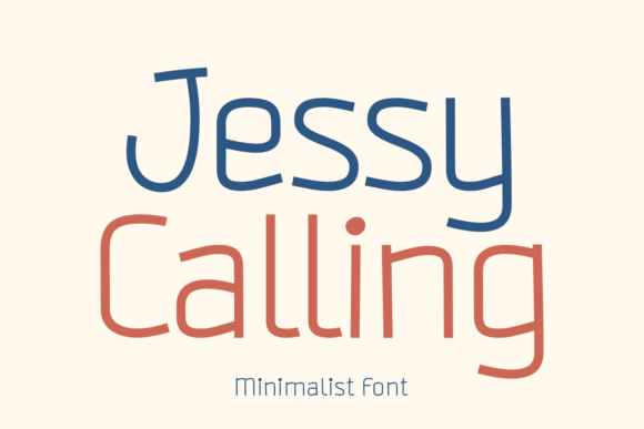 Jessy Calling: A Modern Sans Serif Font for Craft Projects