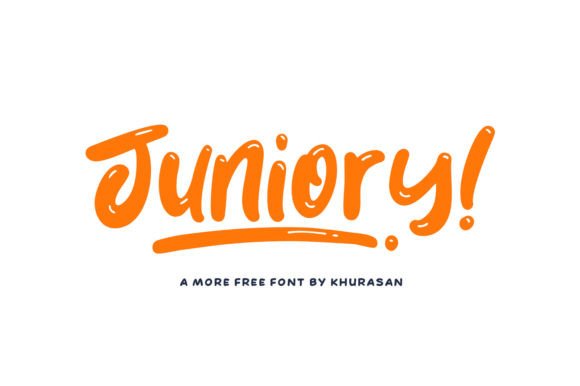 Juniory: A Modern Display Font for Bold Branding