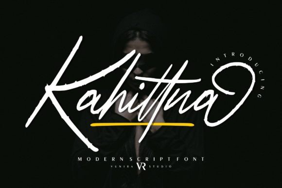 Kahittna: A Script Font for Modern Branding