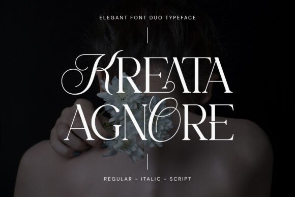 Kreata Agnore: A Serif Font for Modern Editorial Design