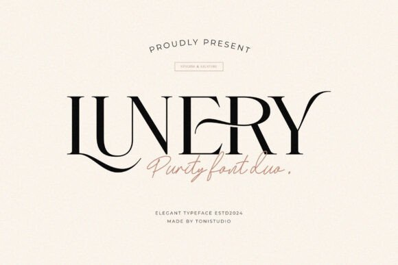 Lunery Purity Font for Modern Marketing