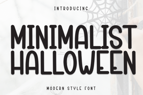 Minimalist Halloween Font for Clean Web Design