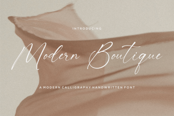 Modern Boutique Font for Web Design