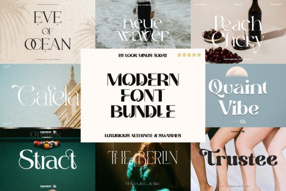 Modern Bundles: Elevating Brand Identity with Serif Fonts