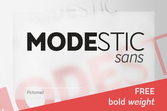Modestic Bold for Editorial Design and Branding