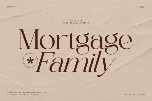 Mortgage Family Serif Font for Professional Branding