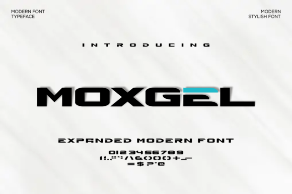 Moxgel Font for Handmade Creations