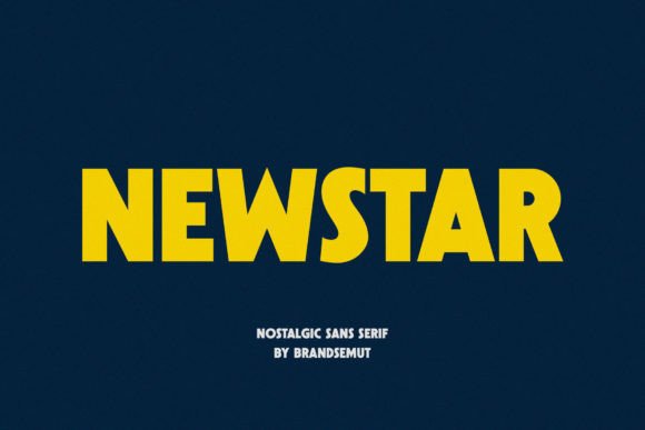 Newstar: A Modern Nostalgic Font for Creative Makers