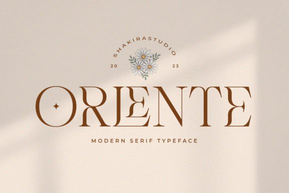 Orlente: A Serif Font for Modern Elegance in Editorial Design