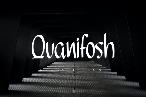 Quanifosh: A Modern Handwritten Script Font for Editorial Design