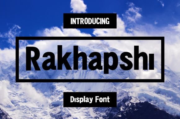 Rakhaposhi Font for Modern Campaign Designs
