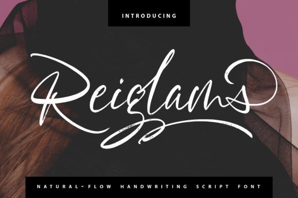Reiglams: A Beautiful Script Font for Handmade Creations
