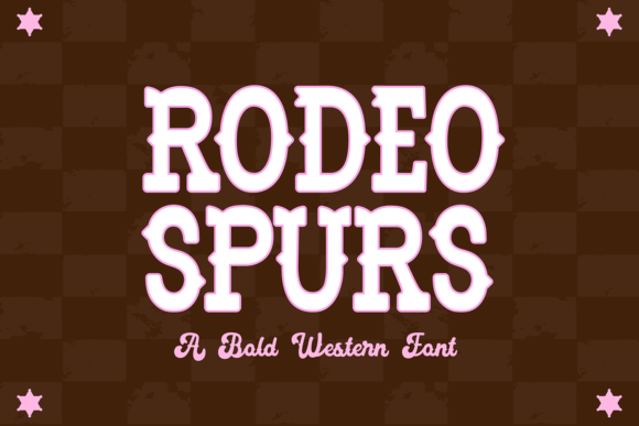 Rodeo Spurs Font for Handmade Creations