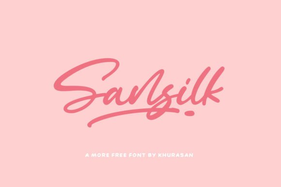 Sansilk: A Modern Script Font for Editorial Elegance