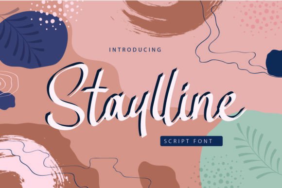 Staylline: A Modern Script Font for Editorial Design