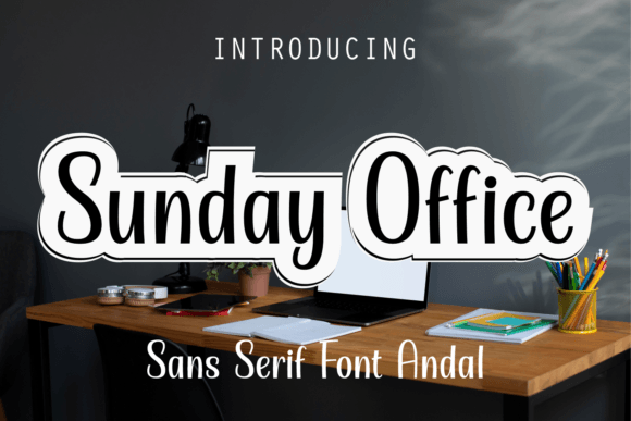 Sunday Office Font for Handmade Creations