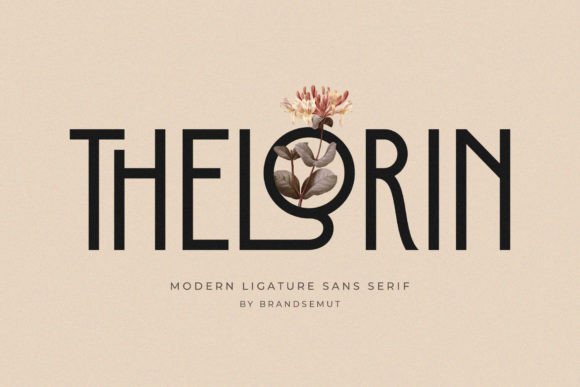 Thelorin: A Modern Sans Serif Font for Handmade Creations