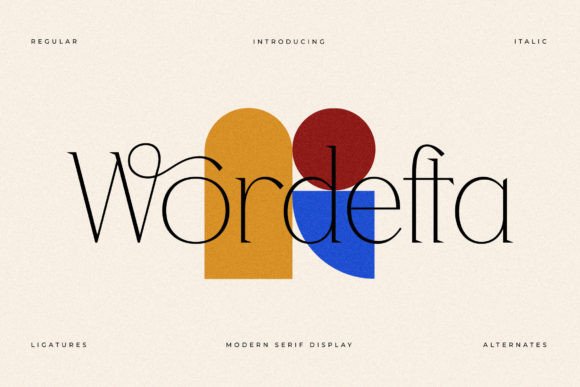 Wordefta: A Serif Font That Elevates Your Campaigns